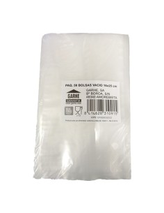 Bolsas Gofradas para Envasar al Vacío 15x25 cm – Pack de 50 Unidades