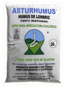 Humus de Lombriz saco de 20 kg