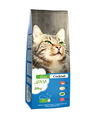 Gatos Cocktail Bolsa 20 KG: Alimento Completo y Sabroso para Gatos