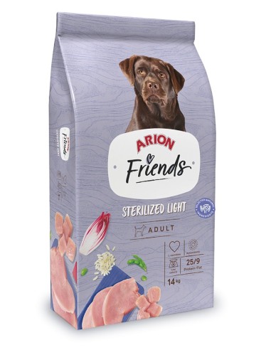Pienso Perros Adultos Arion Sterilized Light 14KG: Control de Peso