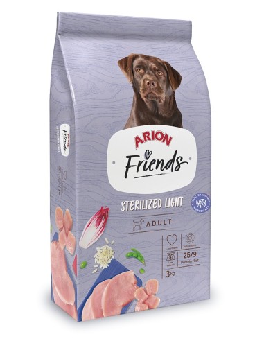 Pienso Perros Adultos Arion Sterilized Light 3KG: Control de Peso