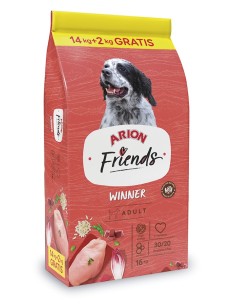 Pienso Perros Adultos Arion Winner 16KG: Energía y Resistencia
